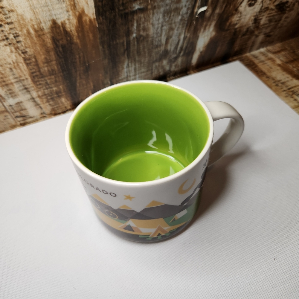 Starbucks Colorado State You Are Here Series Coffee Tea Mug Outdoors Camping - Picture 2 of 6